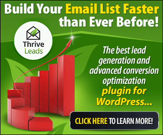 Thrive Leads: Build Your Mailing List