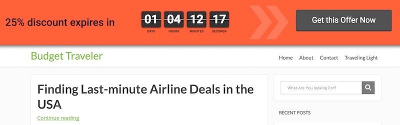 last minute urgency last minute urgency