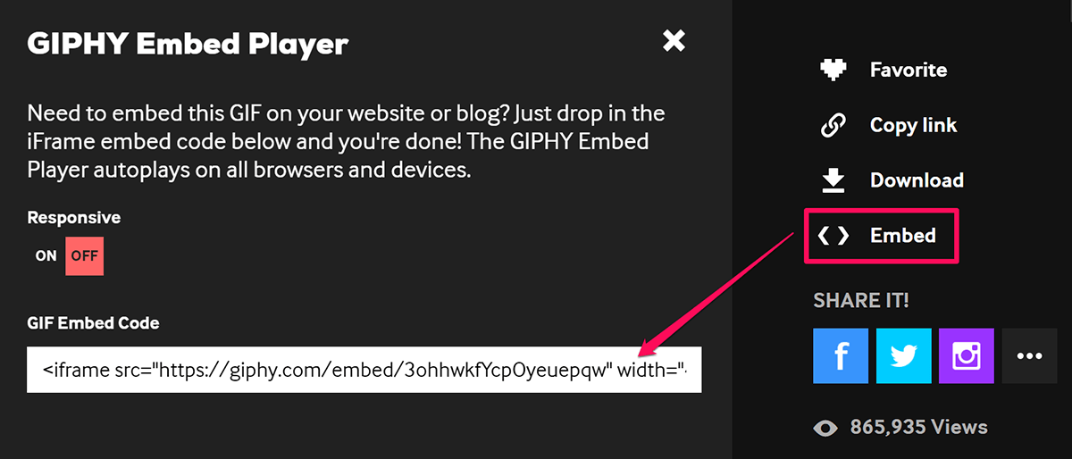 Giphy Embed Code in Thrive Comments Giphy Embed Code in Thrive Comments