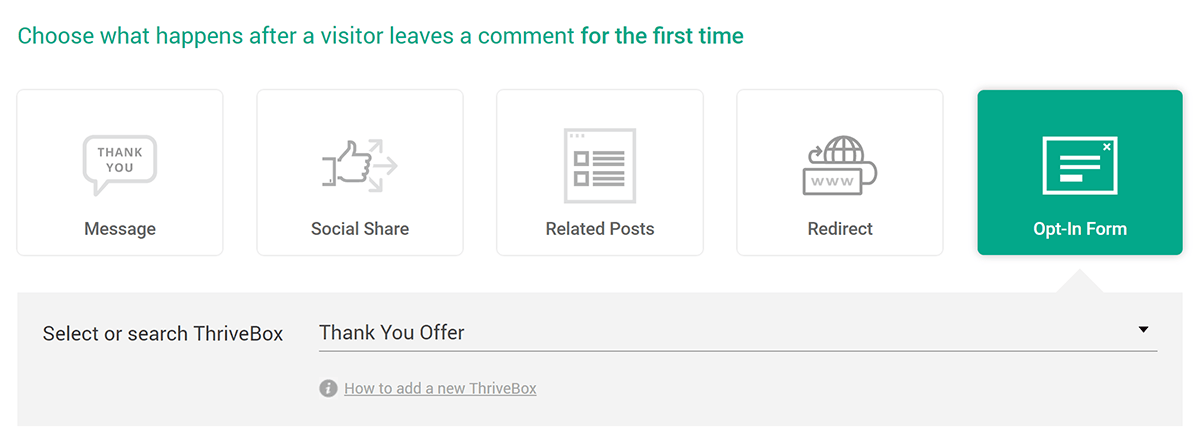 Opt-In Form Post Comment Action Opt-In Form Post Comment Action