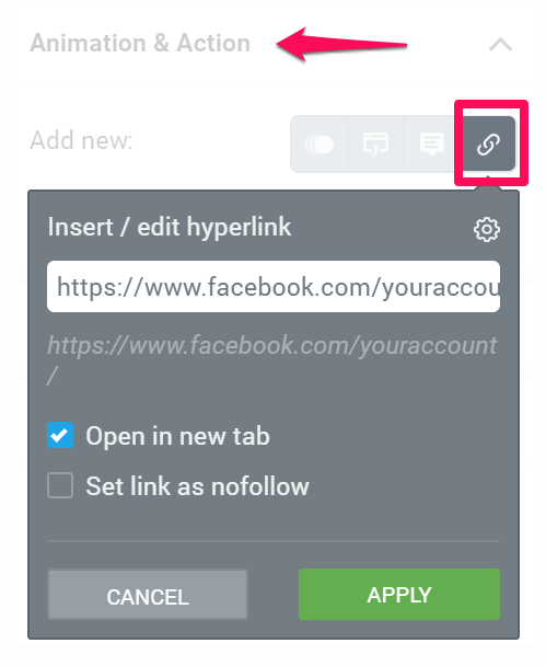 Adding Social link OPT