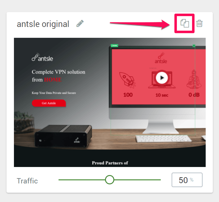 duplicate page optimize