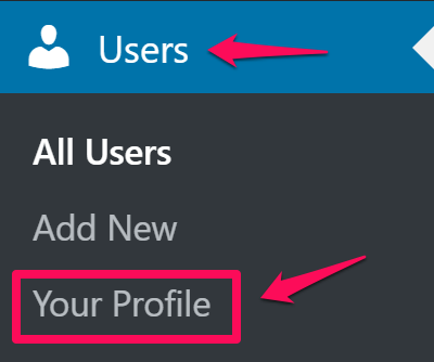 user settings