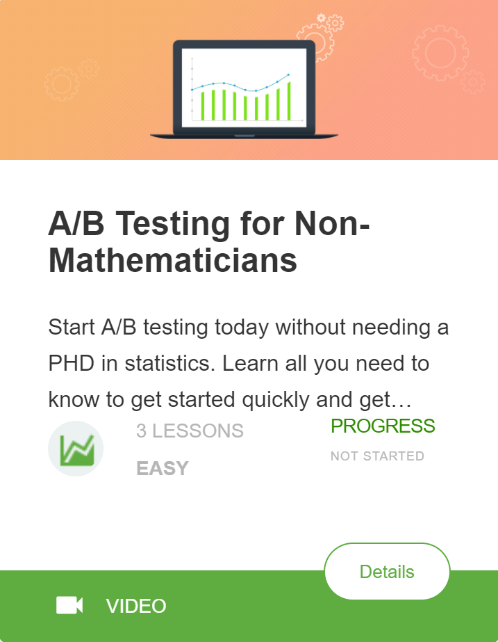Ab testing for non mathematicians