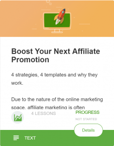 Thrive University boost affiliate promotion