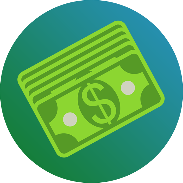 GDPR Fines Icon of a wad of cash