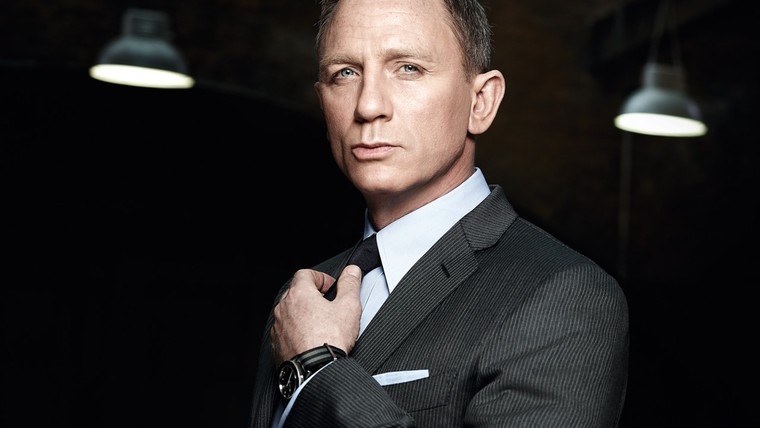 That watch, though. Daniel Craig looking dapper (and wearing a stylish watch)