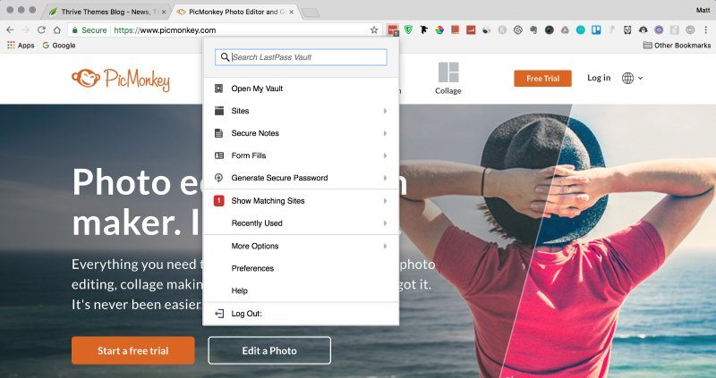 LastPass LastPass Chrome extension