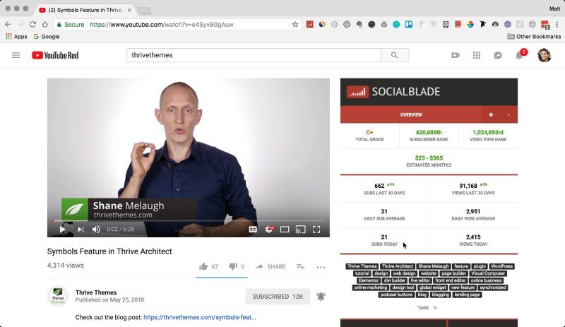 SocialBlade SocialBlade extension
