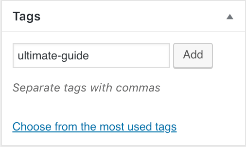 Add Tags