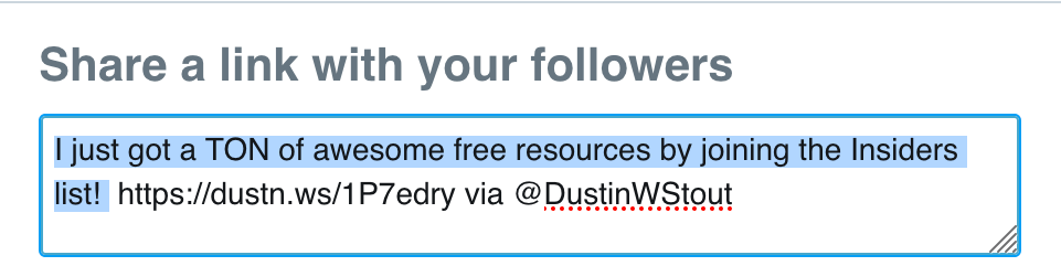 Dustn Tweet