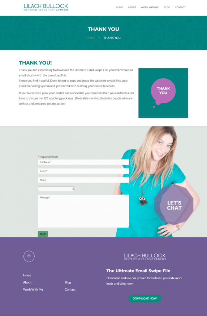 Lilach Bullock full TY page
