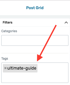 Post Grid Settings