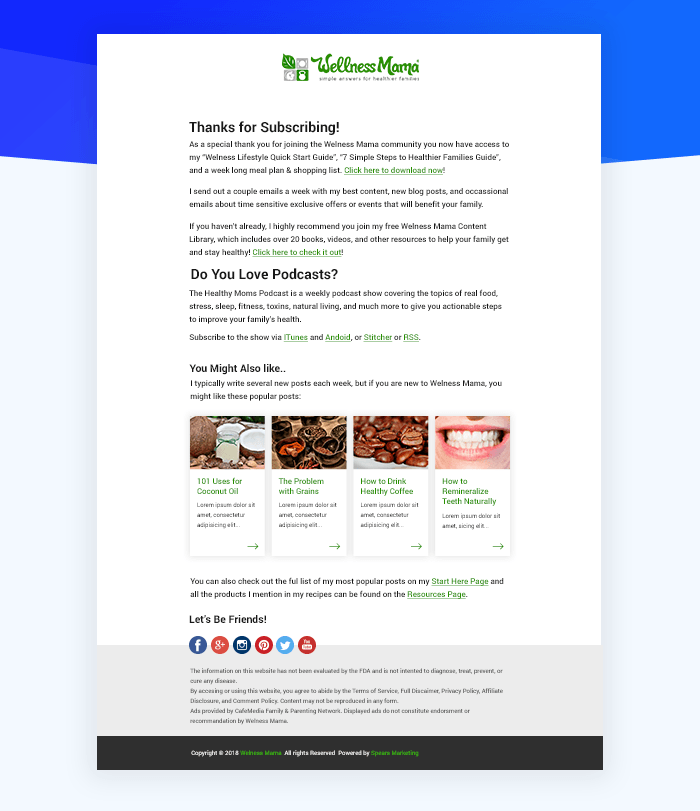 Wellness Mama mockup