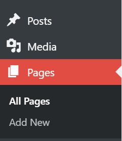 Adding a new page in WordPress Add WordPress Landing page