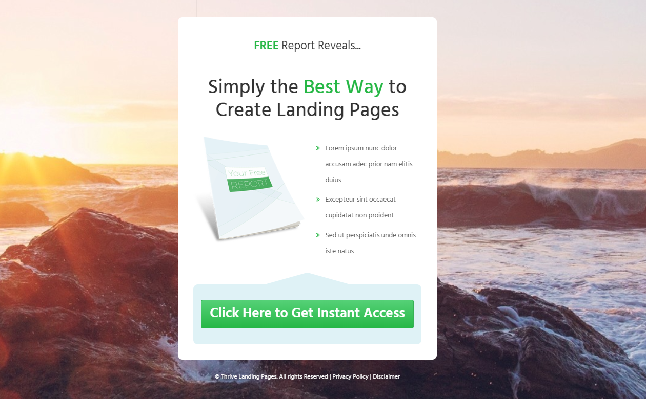 squeeze landing page squeeze landing page