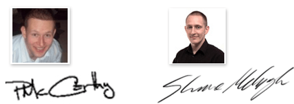 Paul and Shane Signatures