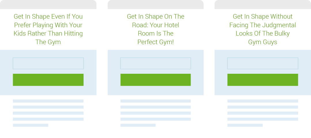 A landing page is for a precise audience A landing page is for a precise audience