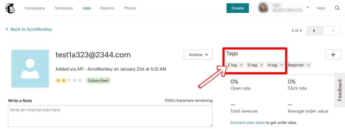 MailChimp-TQB-Answer-Based-Tracking