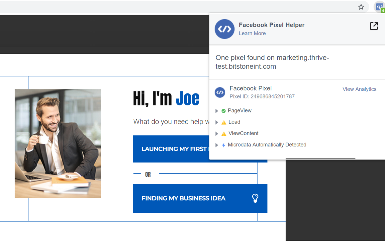 Facebook Pixel Helper extension Facebook Pixel Helper extension