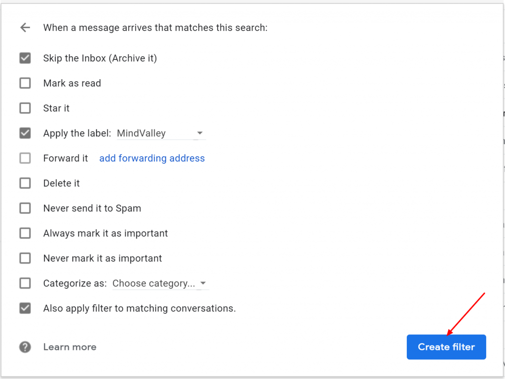 step 4 apply filter gmail