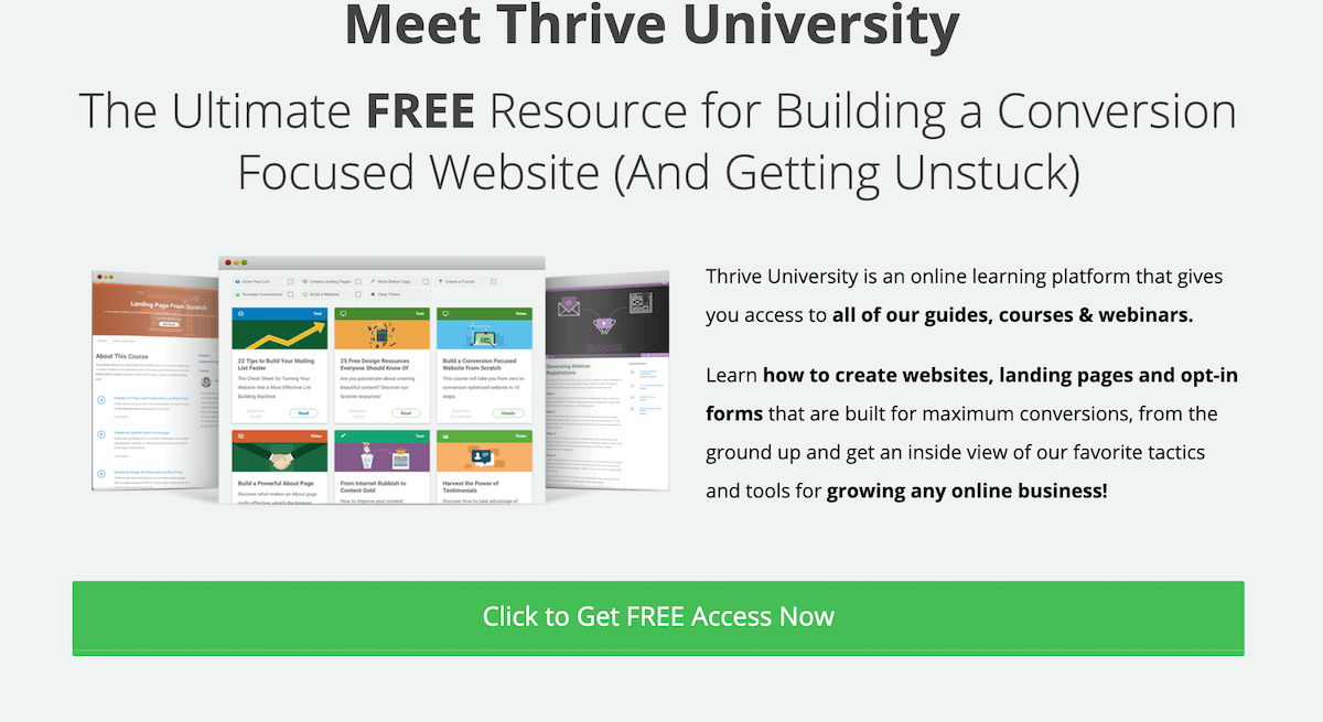 Thrive University Optin
