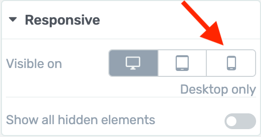 Responsive Box shot settings