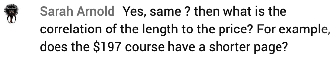 Sales page length question 2