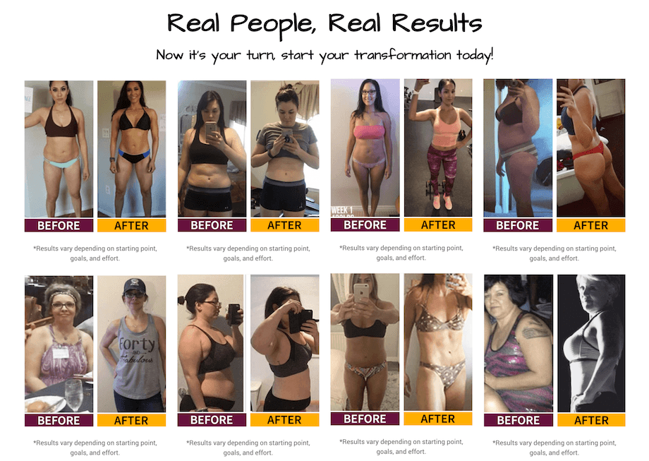 bikini body results