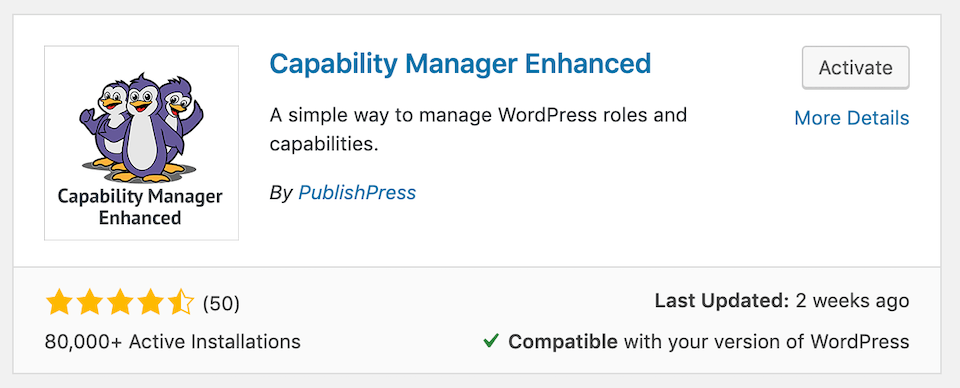 Capability Manager Enhanced