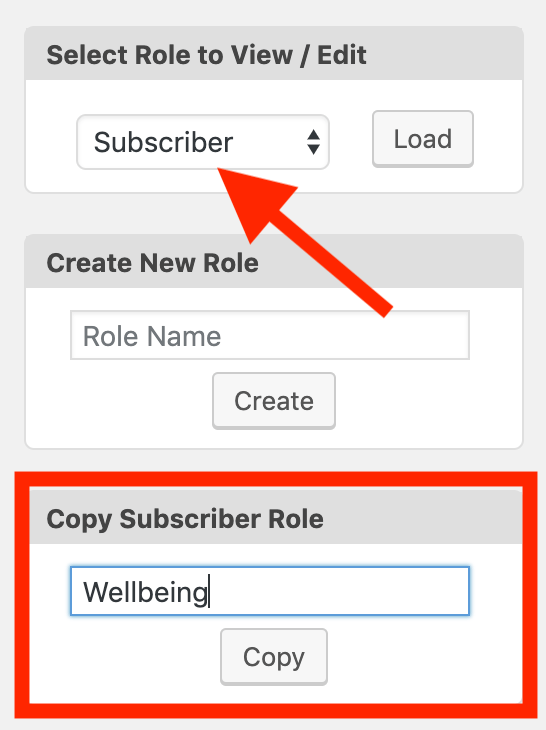 Copy Subscriber Role