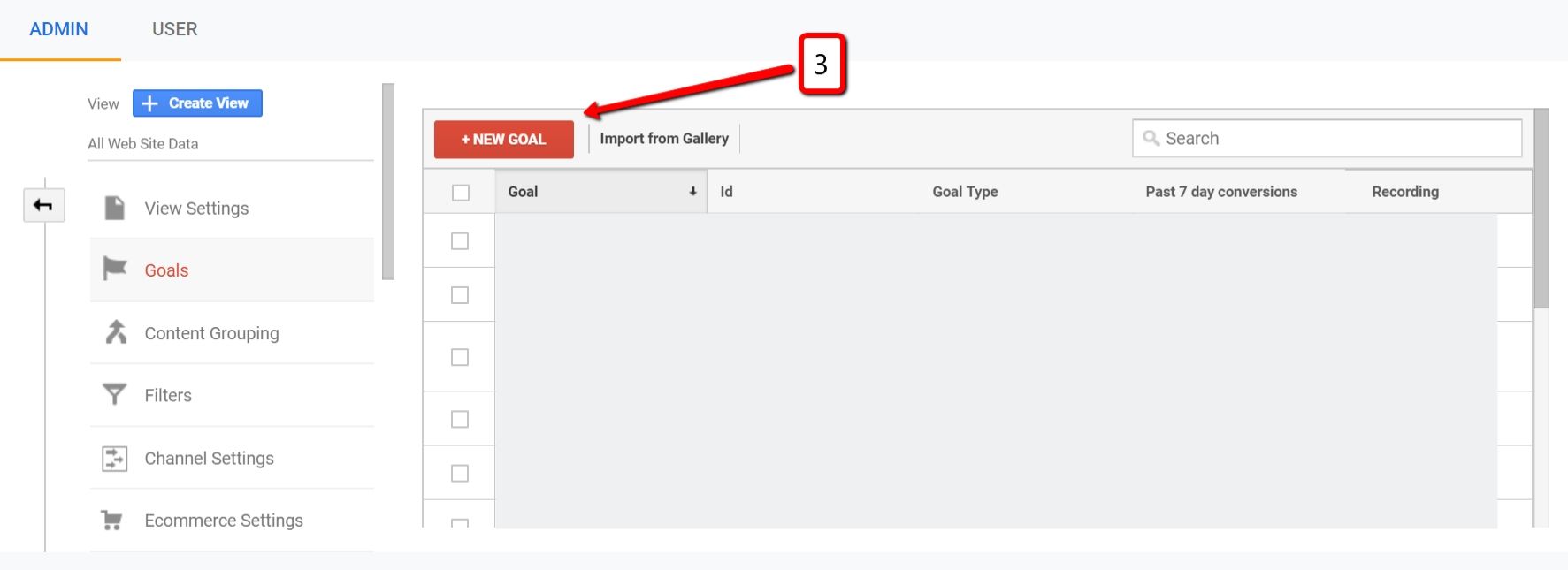 Add a Goal in google Analytics Add a new goal tracking in Google Analytics