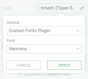 Custom fonts in Thrive Architect Custom fonts in Thrive Architect