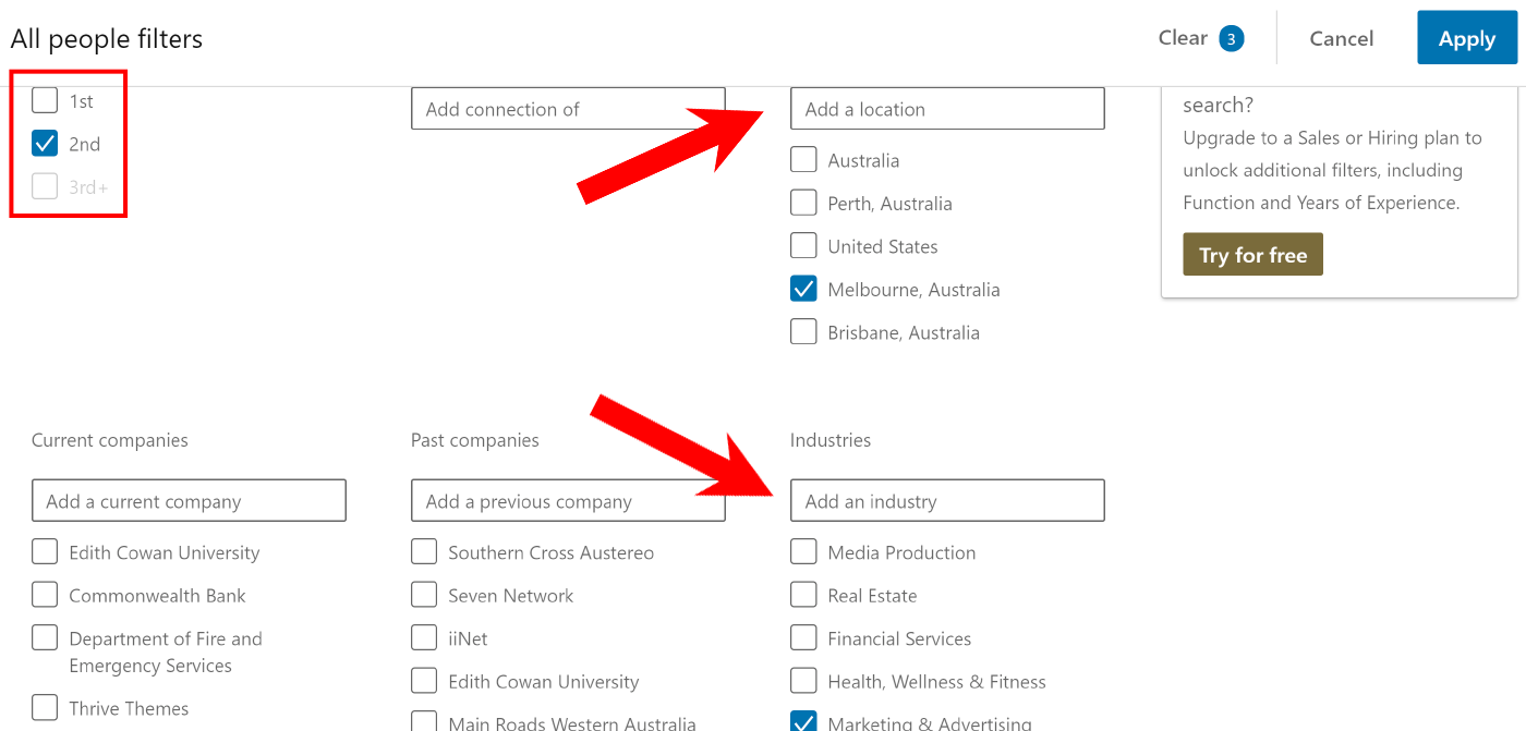 How to find clients on LinkedIn.