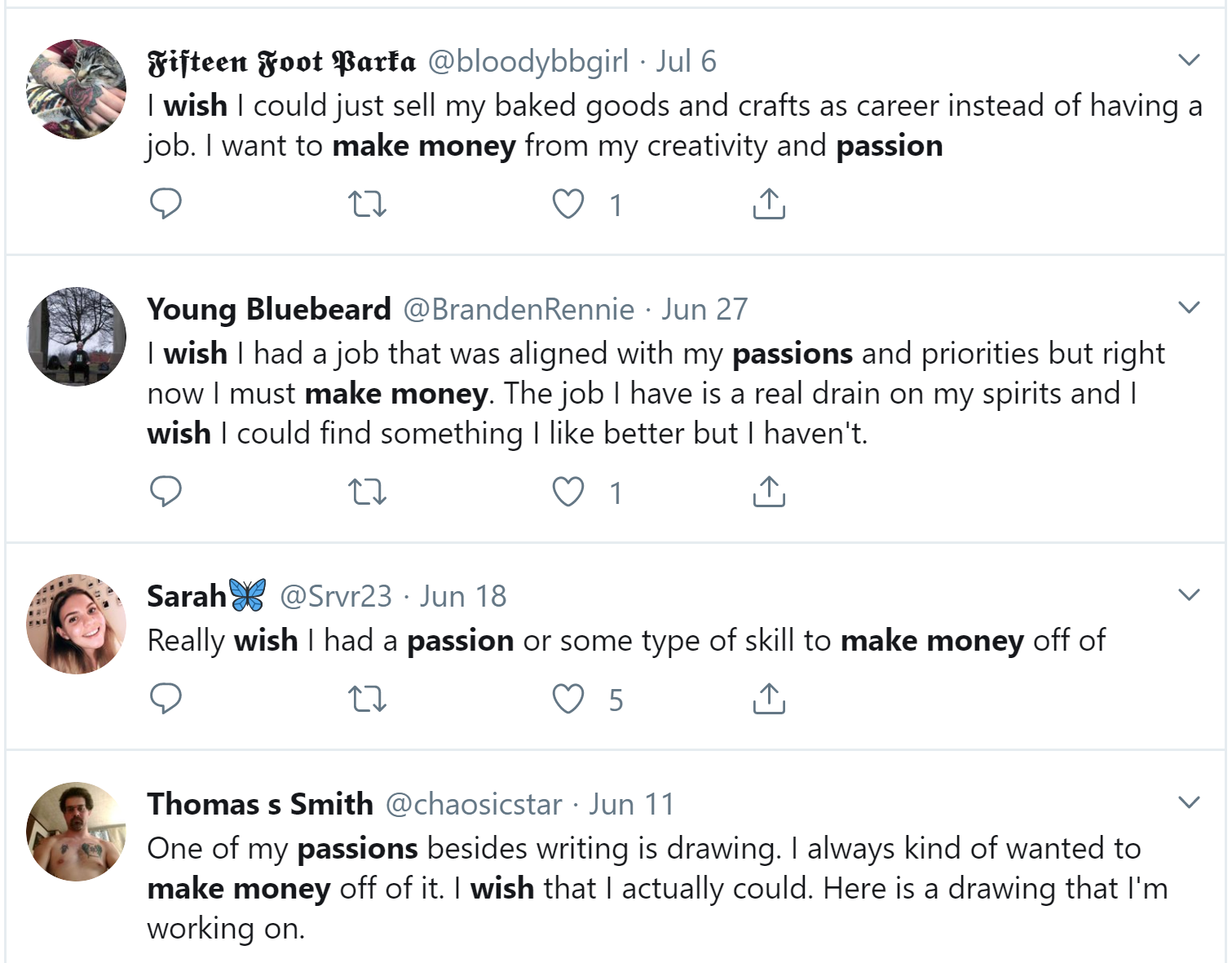 Example of tweets that help you get clients