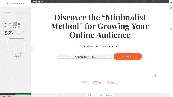 demo color palettes atomic Smart Landing Pages Color Palettes