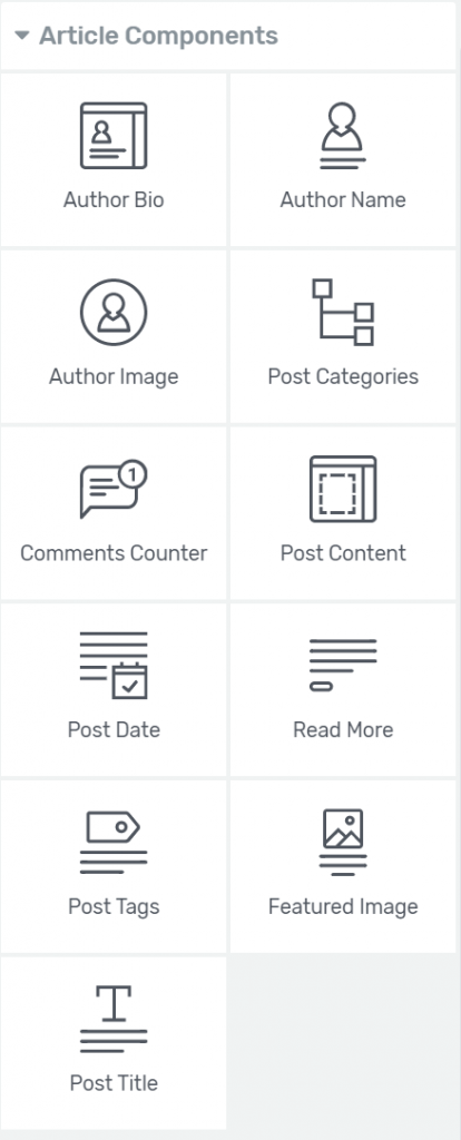 Article component (1)
