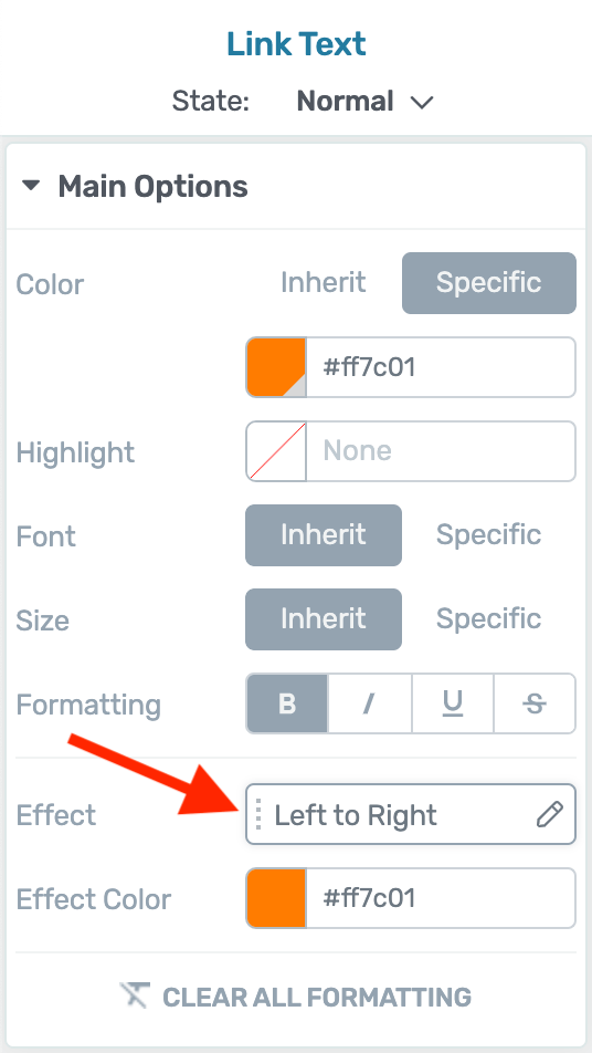 Hyperlink Animations