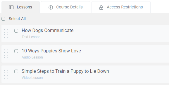 lessons