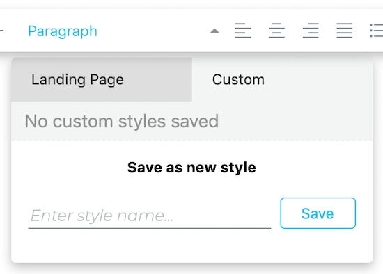 Custom Style Empty