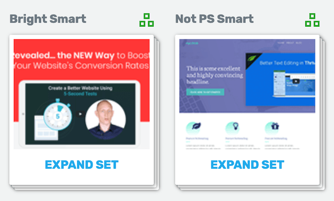Page Block Sets