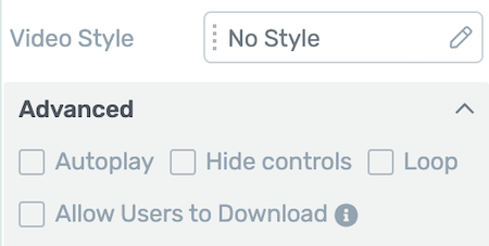 Remove Download Option