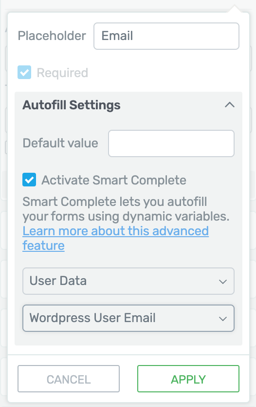 WordPress Data