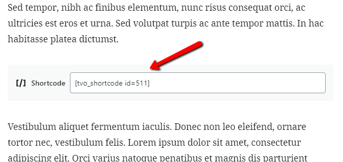 shortcode