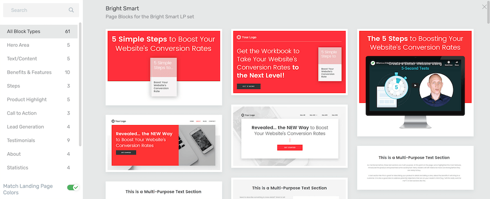 Page Blocks
