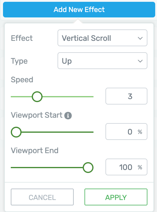 Add New Effect
