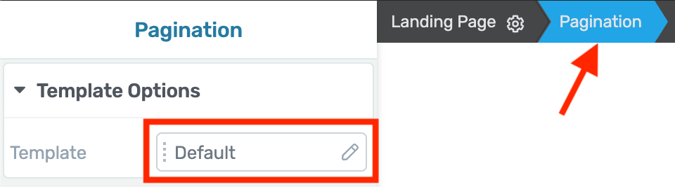 Pagination Choose Template