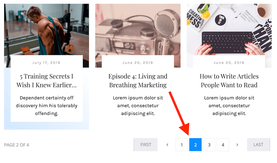 Pagination Template