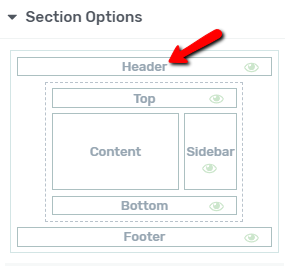 How to Use the Header Section