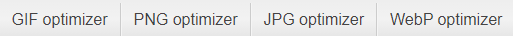 ezGIF's image optimization options